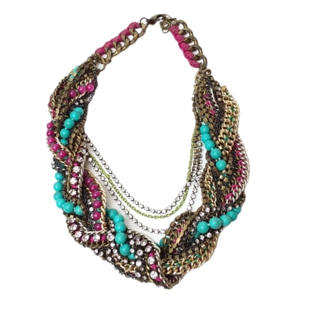Stella & Dot Bamboleo Statement Necklace